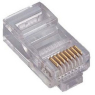 Конектор RJ45 (8P8C) UTP cat5e прозорий