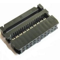 Разъем IDC-20 (FC-20P) розетка на шлейф 2.54mm 20pin