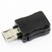 Штекер на кабель MA-005 microUSB черный тип В