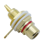 Гнездо на корпус RCA красное