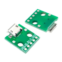 Адаптер micro USB на DIP плата 5pin