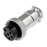 Микрофонный разъем GX16 розетка на кабель 6pin