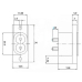 Разъем питания DB-8 AC-005 AC 250V 2.5A 2pin