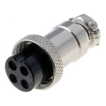Микрофонный разъем GX16 розетка на кабель 4pin