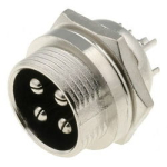 Микрофонный разъем GX16 вилка на блок 4pin