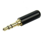 Штекер на кабель Sennheiser 3-pin 3.5мм Чорний