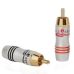 Штекеры RCA GOLD SNAKE на кабель (пара)