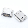 Гнездо micro USB 5pin край изогнутый