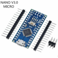 Программируемый контроллер Nano V3.0 CH340G Atmega328P Arduino microUSB