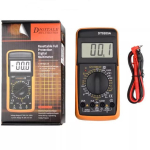Мультиметр цифровой DT9205A (тестер) LCD желтый