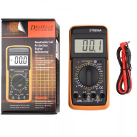 Мультиметр цифровой DT9205A (тестер) LCD желтый